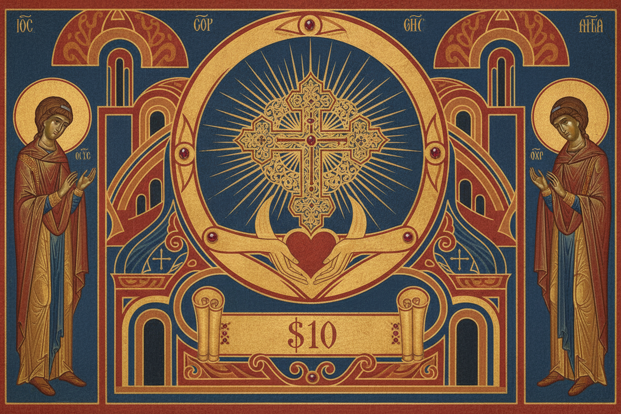 orthodox Christian 10 dollar donation